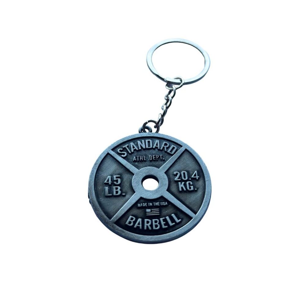 3672 45 lb. Weightlifting Big Plate Keychain 45 Lb Plate